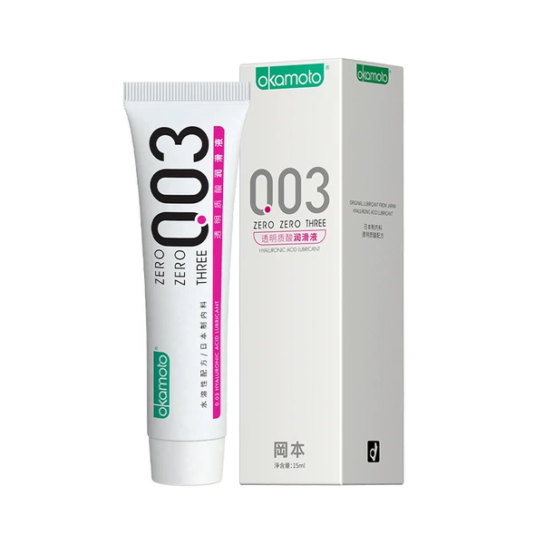 Transparent lubricant with hyaluronic acid, 15 ml