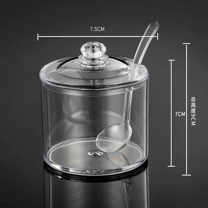 SI6K уксус горшок пластиковый Ресторан уксус маленькая бутылка ресторанный костюм бутылка специй с отверстиями банка для горячего перца коробка для специй