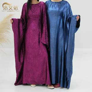 Loriya2024tiktok e-commerce fashion stitching Dubai Turkey elegant dress abayaLR778