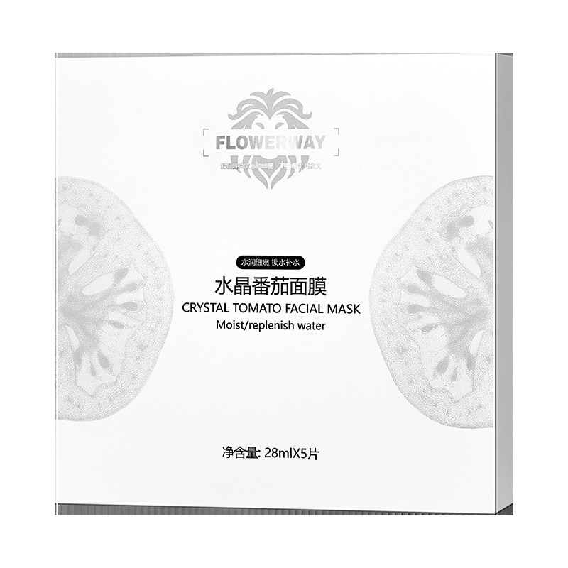 FLOWERWAY水晶トマトマスクは水を補給して肌の色を明るくします。|undefined
