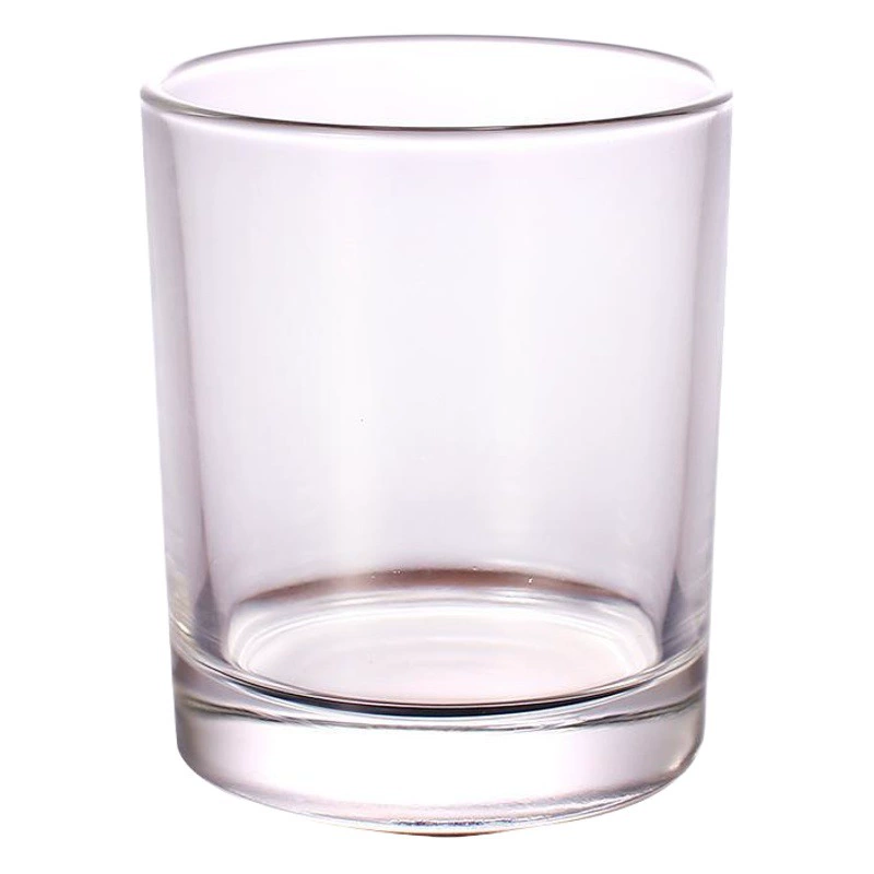 Индивидуальные прозрачные стеклянные подсвечники для ароматерапии, квадратные и круглые маленькие подсвечники с логотипом