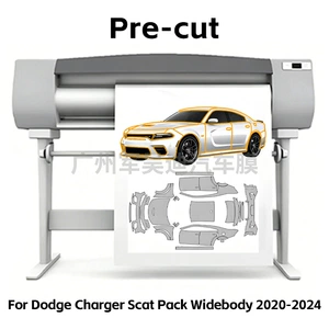 Suitable for Dodge Charger Scat Pack Widebody 2024 pre-cut TPU transparent PPF