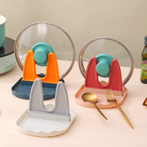 Creative home pot lid rack, countertop spoon and chopstick storage rack, stove water pot spatula rack, kitchen storage rack