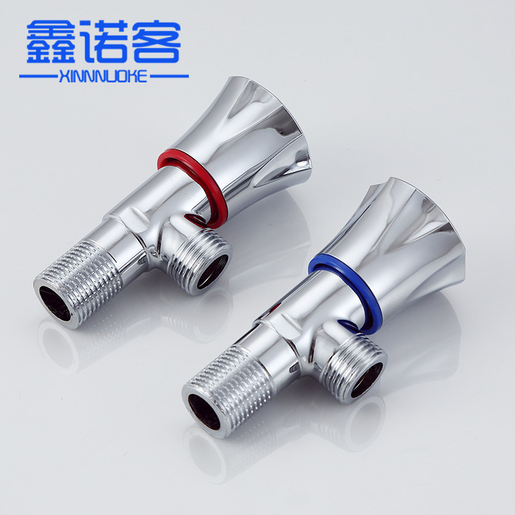 Yayier Angle Valve, Pure Copper, Thickened, for Water Heater, Toilet, Hot and Cold, Household Triangle Valve, Brass Faucet