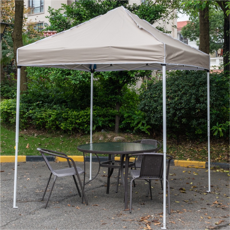 Carpa de marco hueco para vehículos caqui