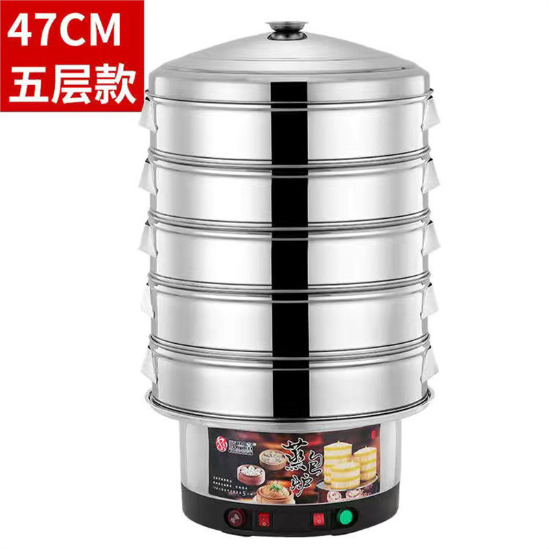 vapor eléctrico comercial de gran capacidad 304 vapor eléctrico vapor eléctrico multicapa de acero inoxidable vapor horno de vapor vapor universal