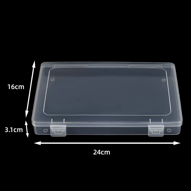 长方形渔具首饰零件盒螺丝五金工具收纳整理塑料文具收纳盒储物