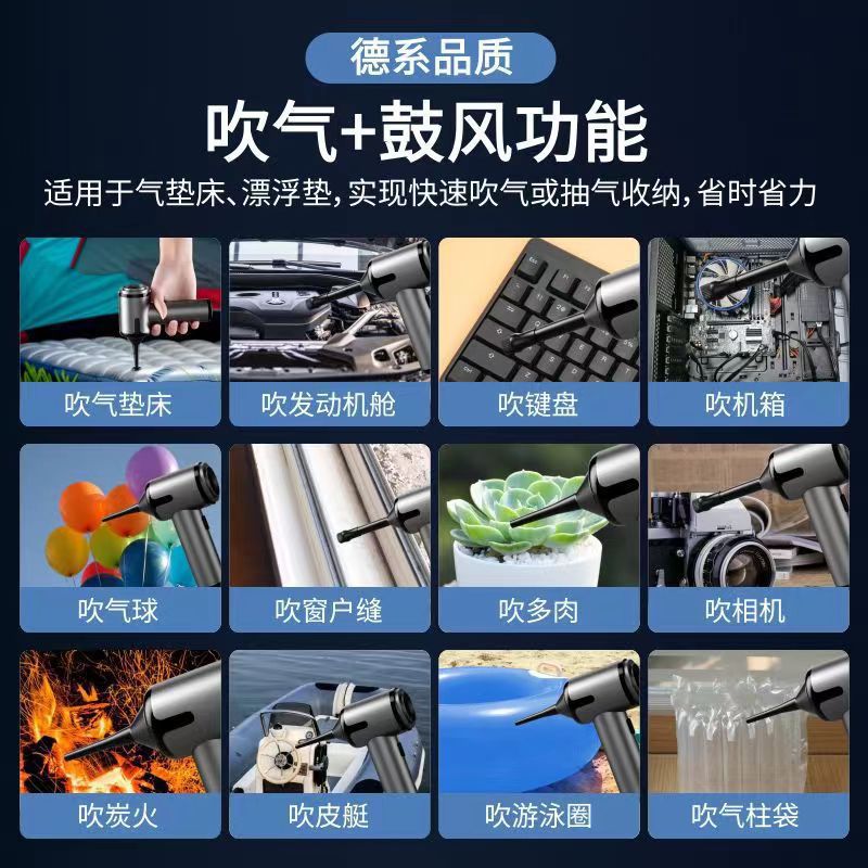 2026 new wireless handheld car vacuum cleaner, a combination of suction and blowing functions, with strong suction power, suitable for both home and car use, and featuring high power