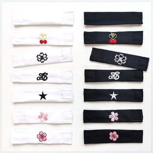 Japanese-style school girl JK triangle scarf fastener small item student sailor collar tie embroidery no ring fastener school supply tie