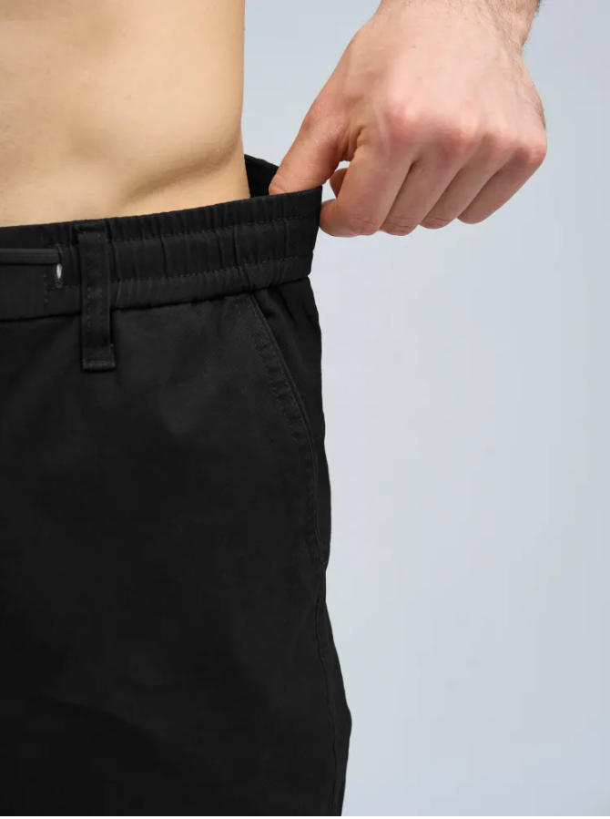 Herren Cargohose Mit Bündchen Gerade Passform Mittlere Leibhöhe_voghion.com