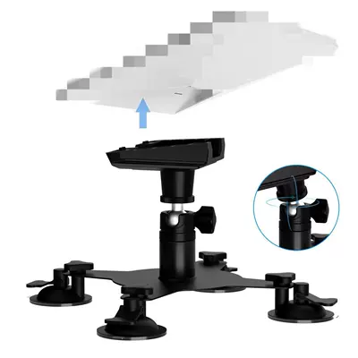 Cross-Border Car Roof Mount with Suction Cup/Magnetic Attachment Suitable for Mini Receiver Brackets, Universal Mount for Cars and Boats (Roof rack) - roof-suction-cup-bracket-mini-plastic-base