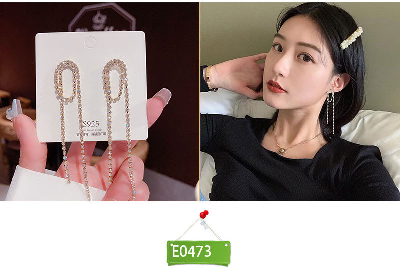 Fashion Tassel Heart Shape Bow Knot Imitation Pearl Copper Inlay Rhinestones Drop Earrings 1 Pair display picture 5