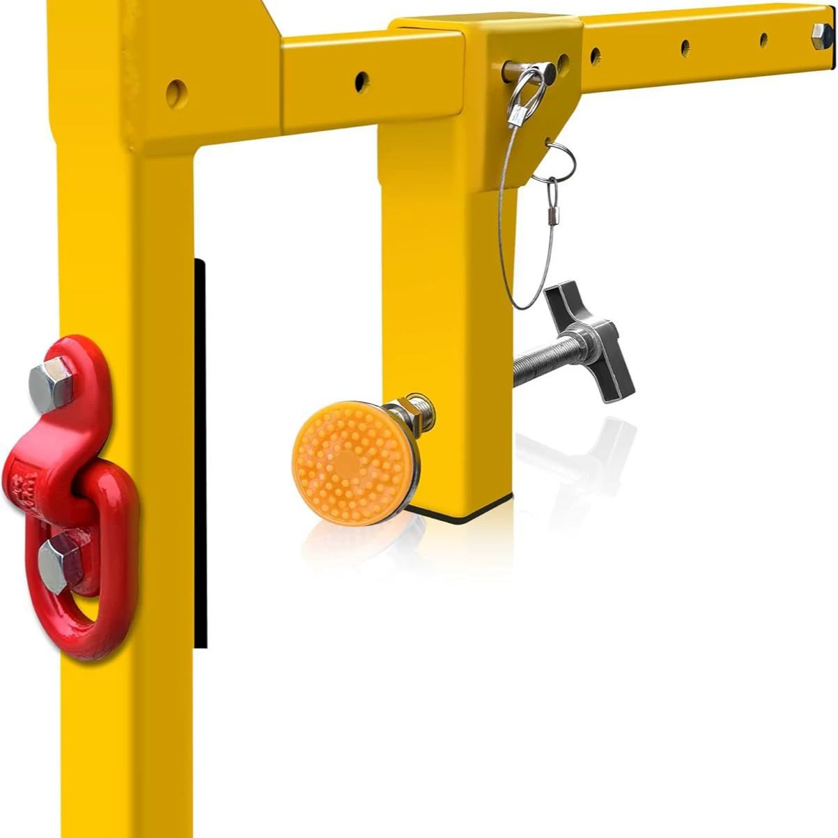 Регулируемый непроникающий анкер для перил, многоразовый зажим для анкера перил.