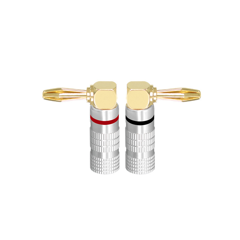 Nakamichiバナナプラグ銅金メッキ発熱スピーカースピーカーケーブル溶接なし4.5mmバナナヘッド