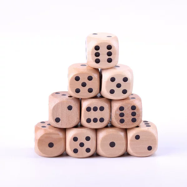 Board game accessories solid wood dice dice