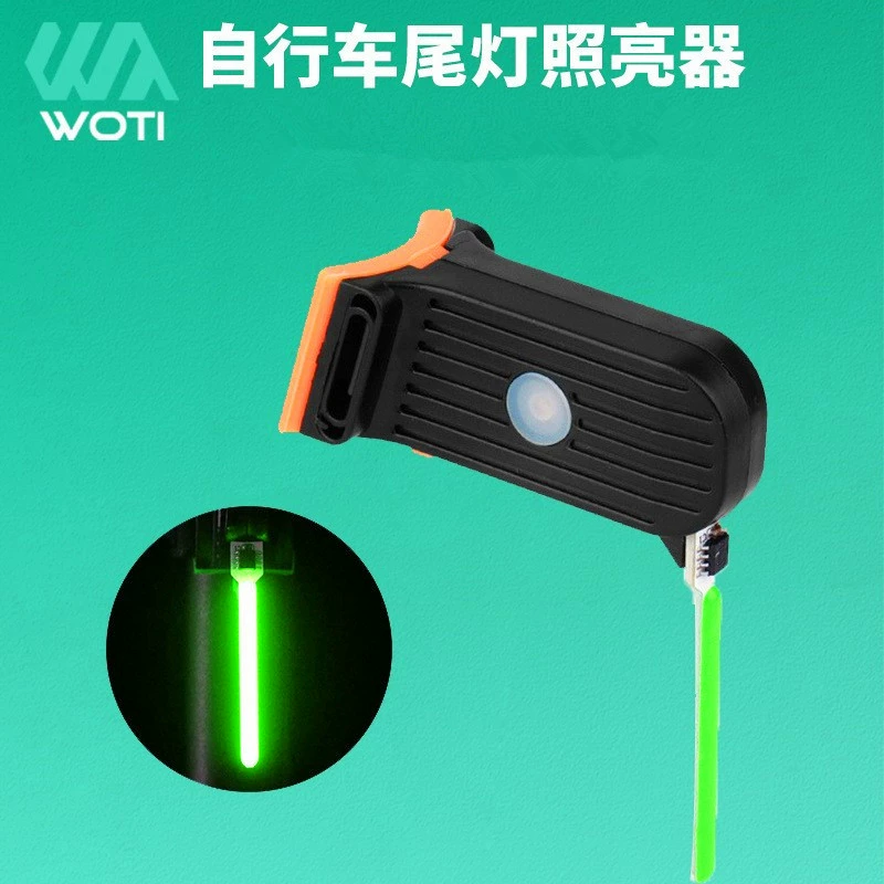 Велосипедный задний фонарь USB Перезаряжаемый горный велосипед Ночная езда Творческий задний фонарь дорожный велосипед предупреждающий задний фонарь оборудование для верховой езды