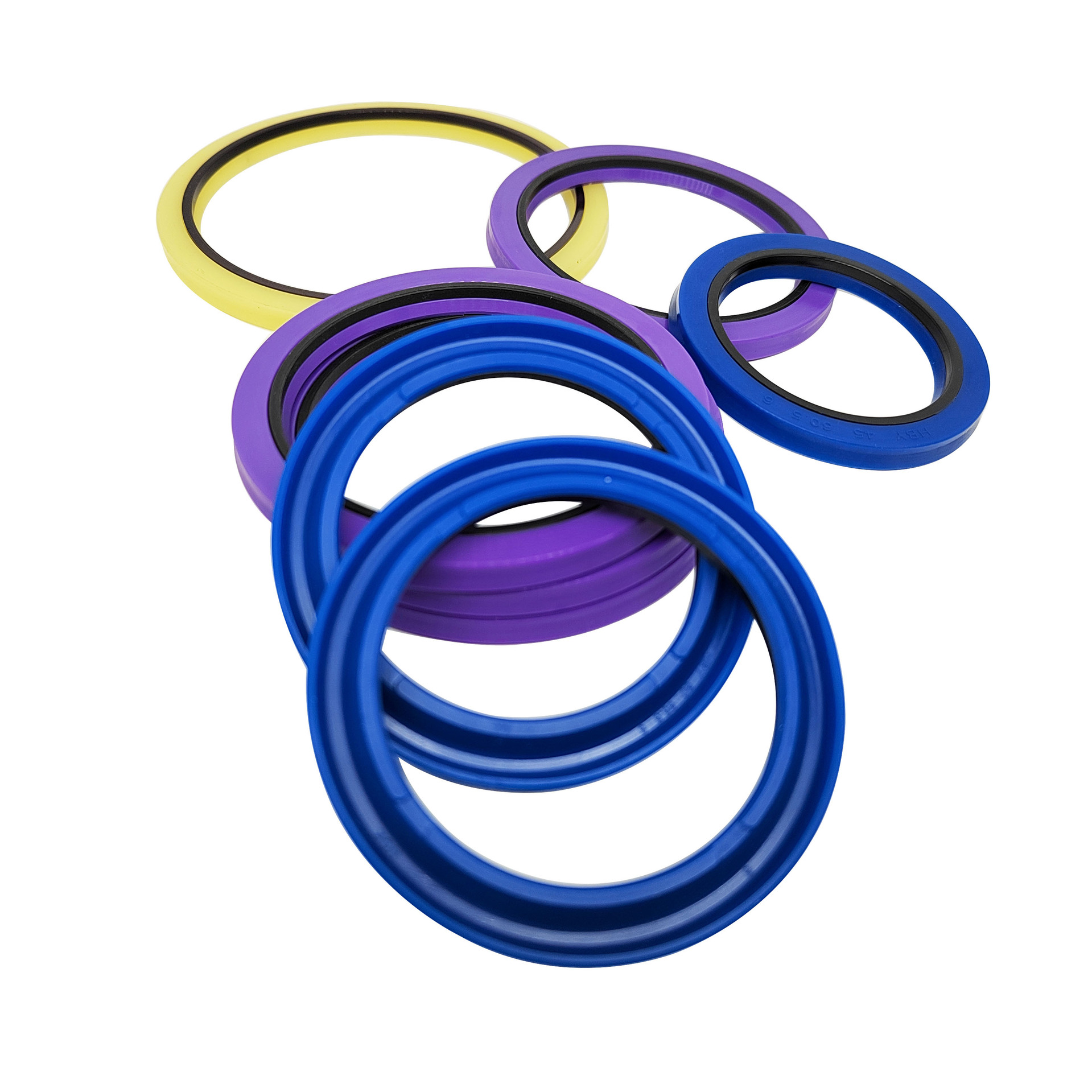 液压油缸PU材质活塞杆缓冲密封环HBY往复运动密封件 115*130.5*6