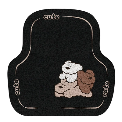 Universal Peihui — Car Carpet - colored-silk-circle-happy-dog-after-1