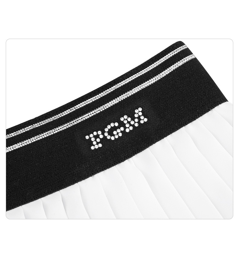 Váy golf bé gái PGM mùa hè thể thao nhanh khô eo thun xếp li — QZ090-màu xanh nước biển, QZ090-màu trắng, QZ090-Màu đen chi tiết 11