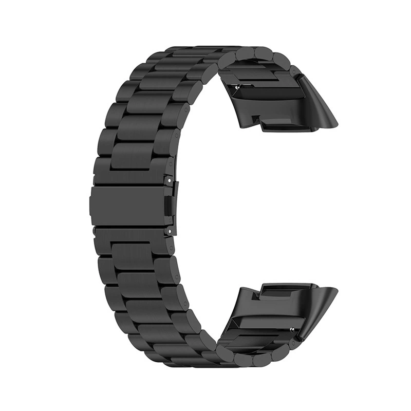 Подходит для Fitbit Charge5 Sanzhu стальной ремешок из нержавеющей стали CHARGE5 драгоценности три металла ремешок
