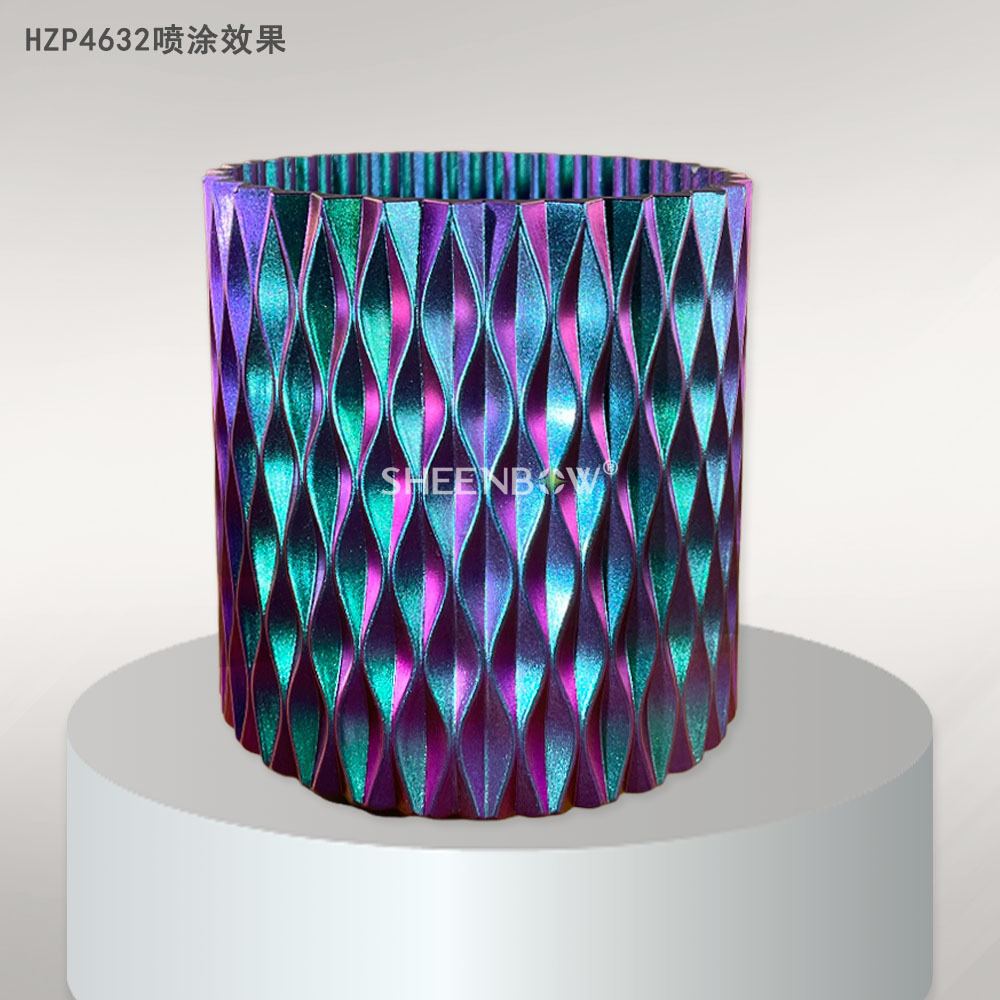 鑫铂变色龙金属漆面霓虹全息工艺品玩具油墨喷涂魔镜亮面闪珠光粉