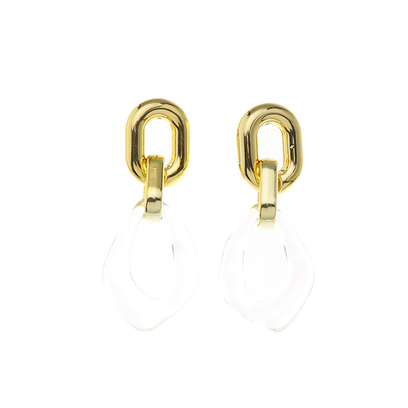 Fashion Transparent Special-shaped Resin Earrings display picture 2