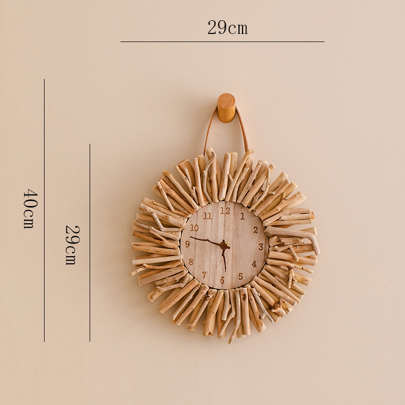 블랙월넛 시계바늘 29cm + 나무고리