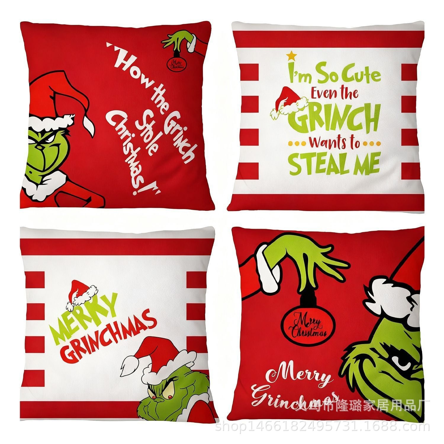 Navidad almohada cubierta de decoración para el hogar almohada de la sala de estar sofá cojín cubierta de dormitorio almohada de cabeza fábrica al por mayor