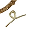 Metal hairgrip, crab pin, simple and elegant design