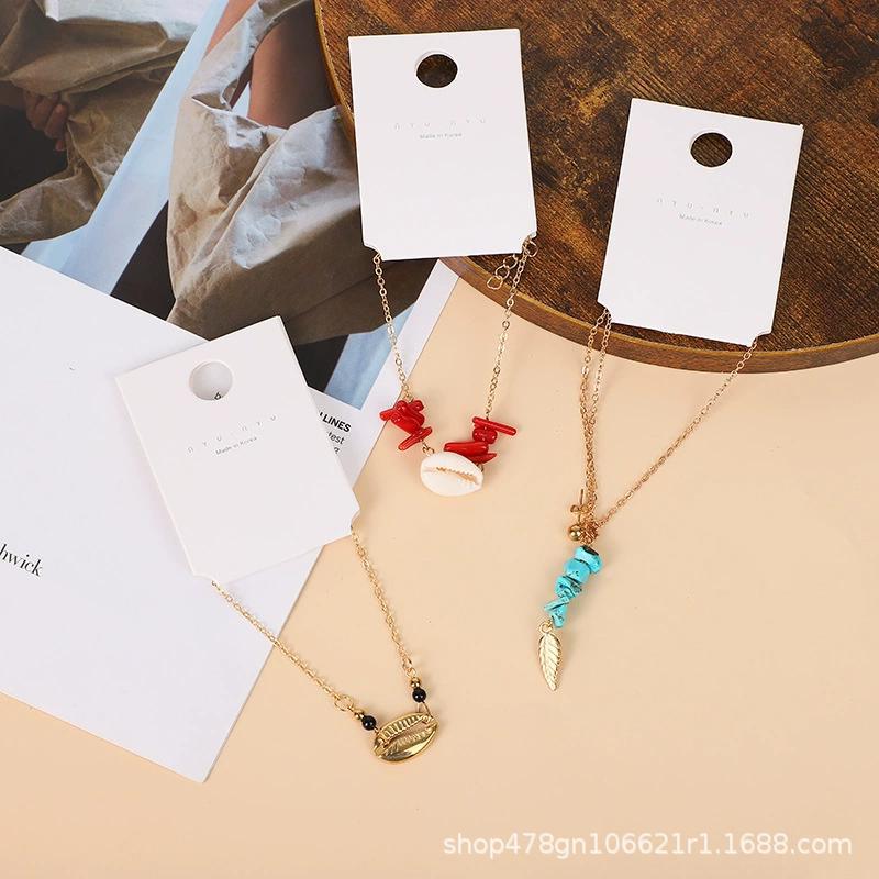 韩国饰品NYU黑白卡片发饰展示盘卡纸高档首饰烫金包装卡纸批发