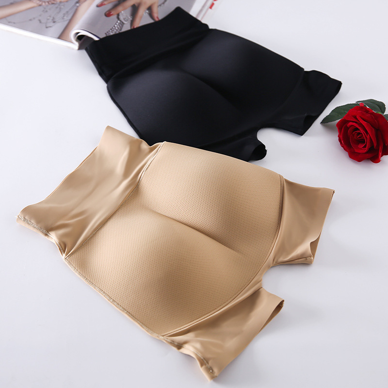 Cross-Border Butt-Lifting Artifact Fake Butt Padded Simulated Tummy Control Pants Breathable Seamless Beautiful Butt Pants High-Waisted Butt-Lifting Underwear for Women
