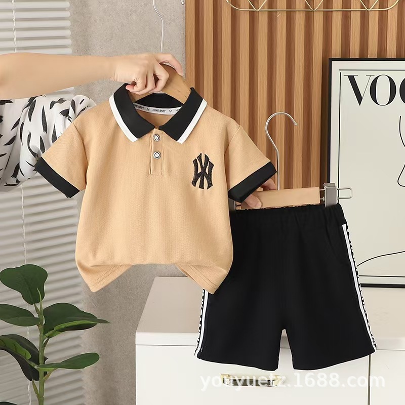 YT-Harpoon 라펠 반팔 슈트 카키