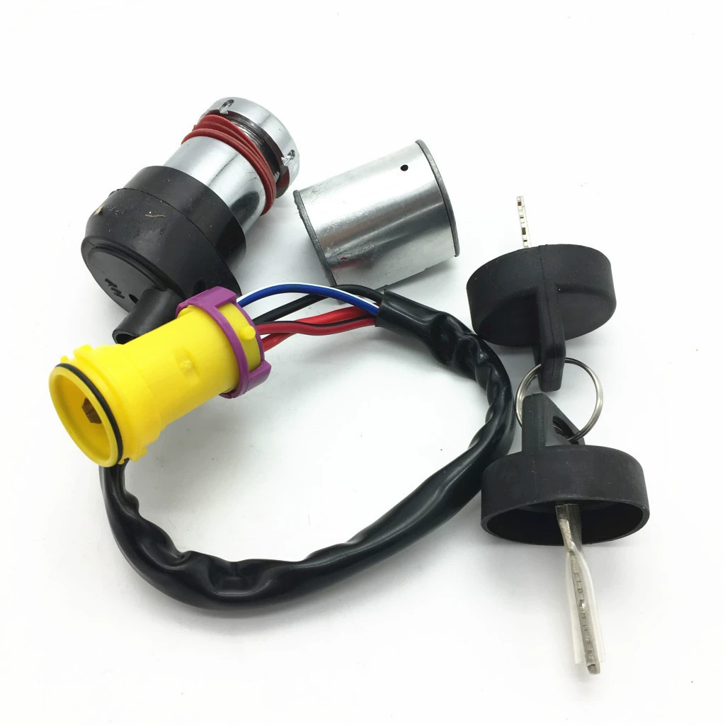 Электрический дверной замок мотоцикла, пусковой переключатель 260CC 300CC, ключ зажигания, ATV