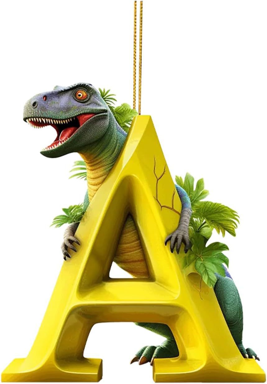 Dinosaurio 26 letras inglesas deformación de números deformación de juguetes de dinosaurio ABCD