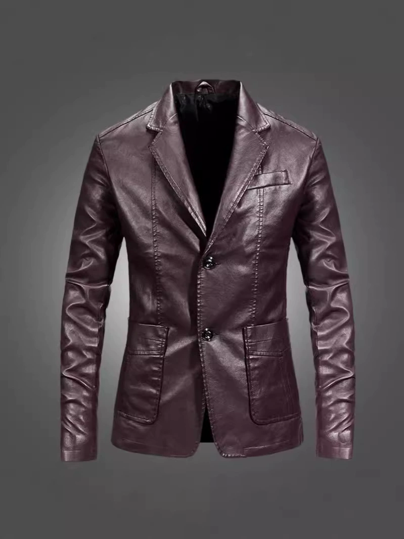 Костюм, полимерная куртка, (Cross-border trading), Slim fit
