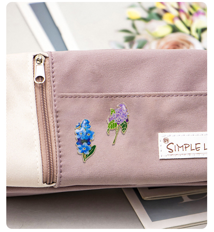 Elegant, Lady Style Elegant Lady Pin Flower Alloy Enamel Unisex Brooches