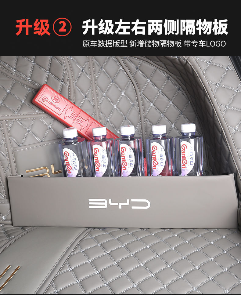 Applicable to BYD Seal 06dmi Trunk Mat Surrounding 24 Seal 06 Trunk Mat Car Interior Decoration Supplies