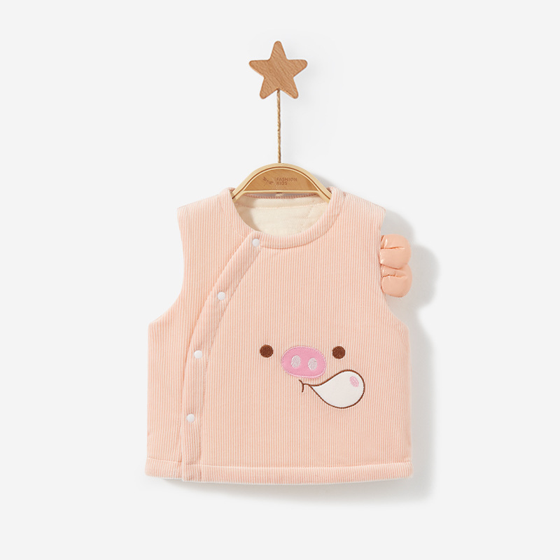 Chaleco DE LOS NIÑOS otoño e invierno Bebé Abrigo acolchado Delgado chaleco niños y niñas caliente engrosada invierno chaleco del bebé