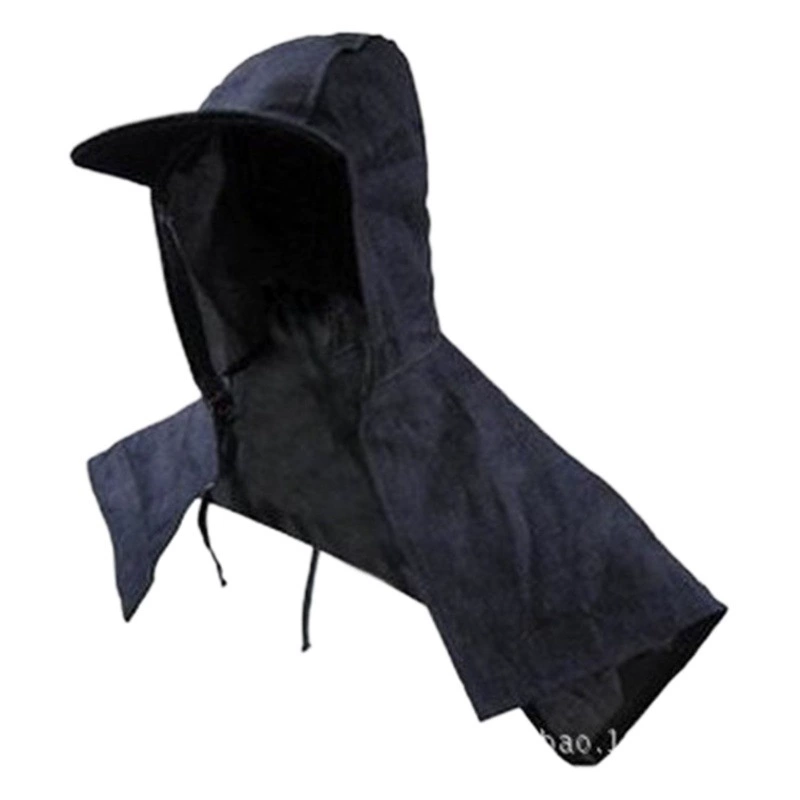 Джинсовая шаль, пуловер-маска с отверстиями для глаз, капюшон, утолщенная для транспортировки, рабочая кепка для цементного завода, дышащая и пылезащитная.