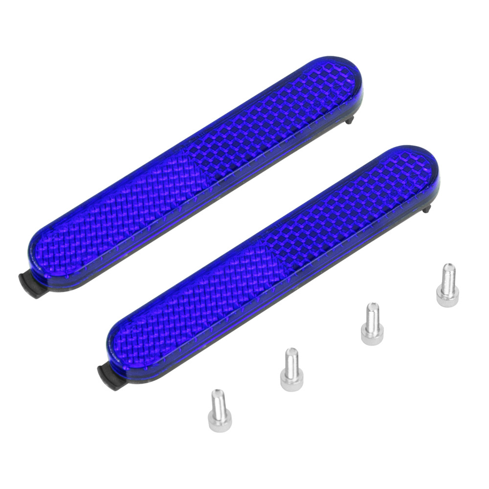 Cubierta lateral adecuada para scooter eléctrico pro2, cubierta decorativa lateral, izquierda y derecha con tiras reflectantes y tornillos.