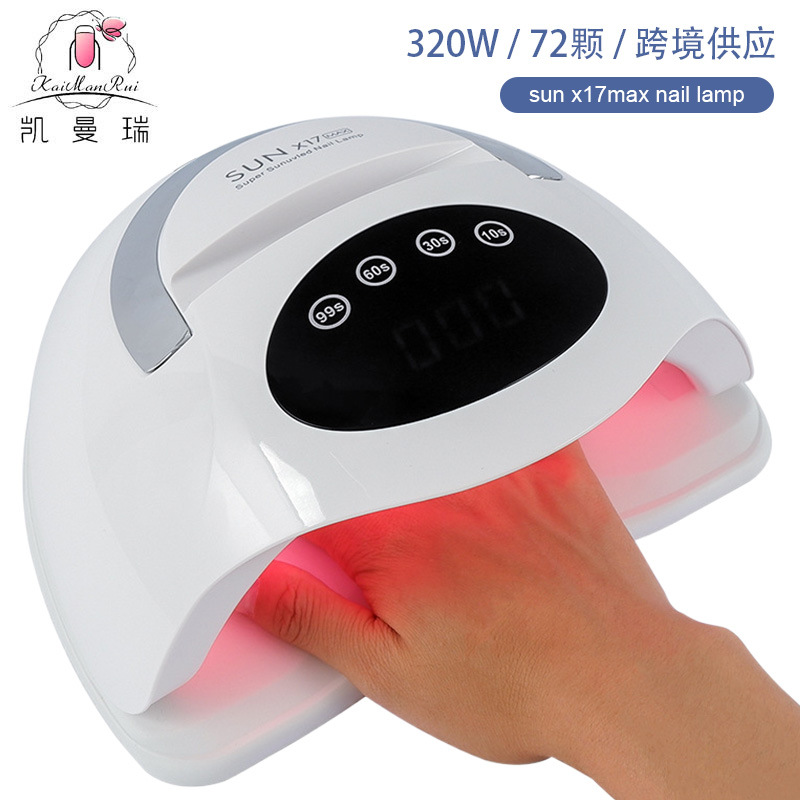 Lámpara de manicura de alta potencia 320W, tienda de manicuras, lámpara de fototerapia especial, pegamento de manicuras de secado rápido, lámpara de horneado UV / LED, manicuras transfronterizas