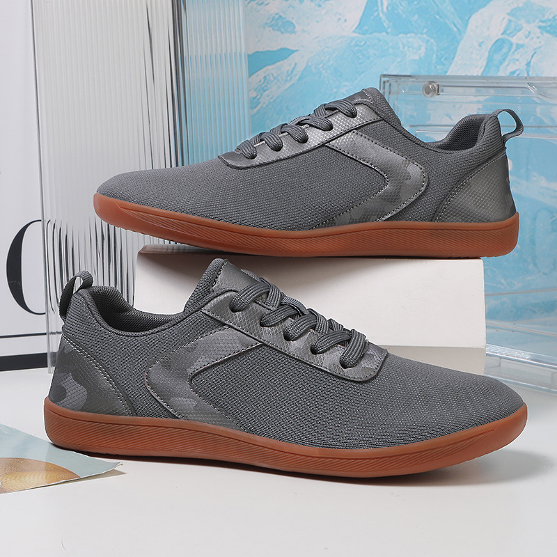 2025 nuevo tamaño transfronterizo cabeza ancha zapatos descalzos pareja zapatos deportivos casuales zapatos casuales al aire libre