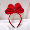 Children's hairgrip for princess, hairpins with bow, hair accessory, red bow tie, headband