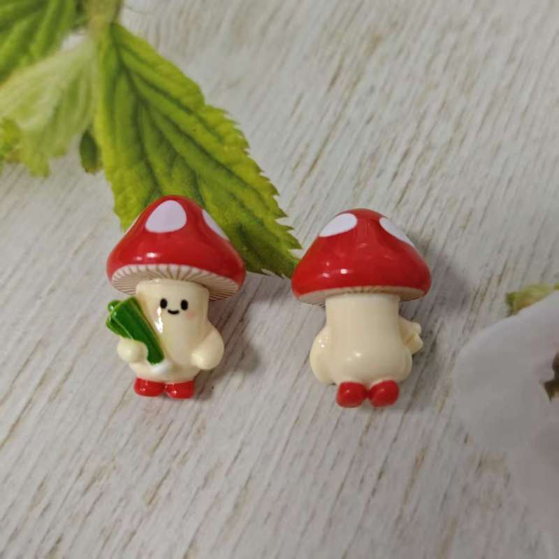 苔藓微景观创意彩色仿真小蘑菇 园艺造景材料diy装饰品配件小摆件|undefined