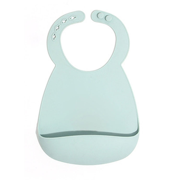 three dimensional waterproof silicone eating bib for food