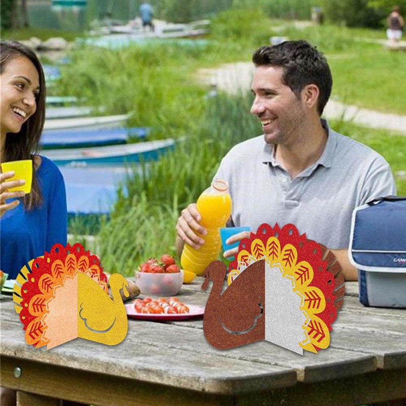 Nuevo estilo transfronterizo decoración de fiesta de Acción de Gracias decoración tridimensional de pavo festival de la cosecha decoración especial decoración de otoño