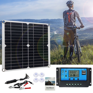 Cross-Border Solar Pane mobile portable outdoor car camping photovoltaic module Solar panel controller