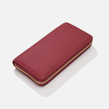 2024夏季新款头层牛皮都市简约大容量卡包真皮多卡位防盗刷手机包