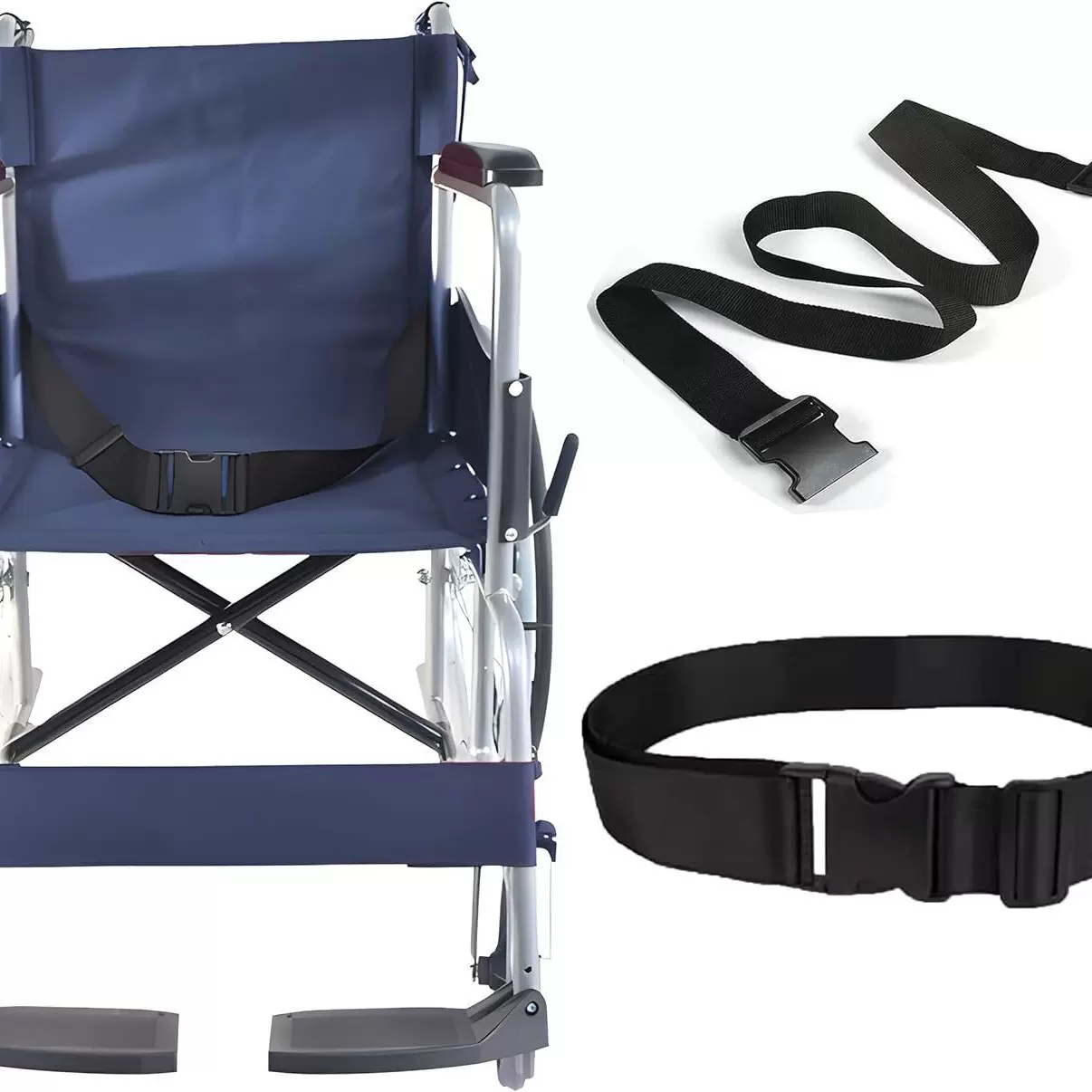 现货批发懒人腰带老人轮椅腰带可调节安全带多功能行李打包带腰带