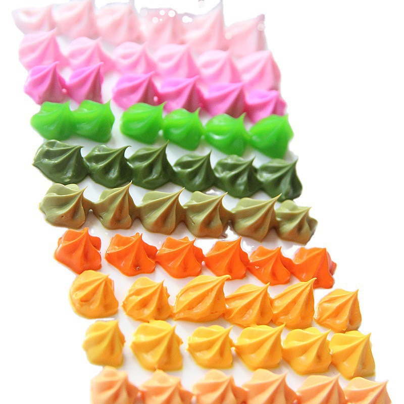 Simulación pegamento crema al por mayor pegamento crudo 100g Paquete Grande DIY teléfono móvil Shell alimentos y material de juego marco de fotos caja de papelería Decoración